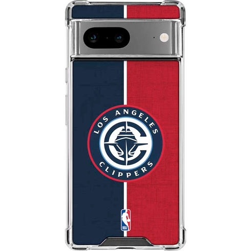 NBA LA Clippers Canvas Google Pixel 8 Clear Case